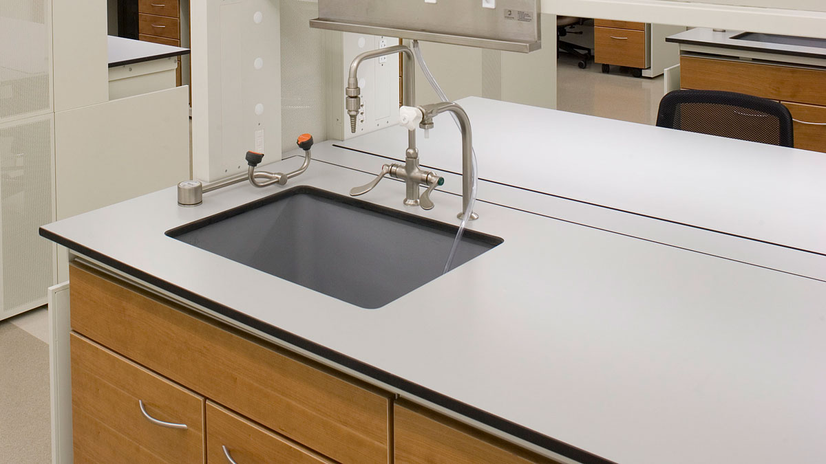 Laboratory Work Tops Sinks In Epoxy Trespa A T Villa