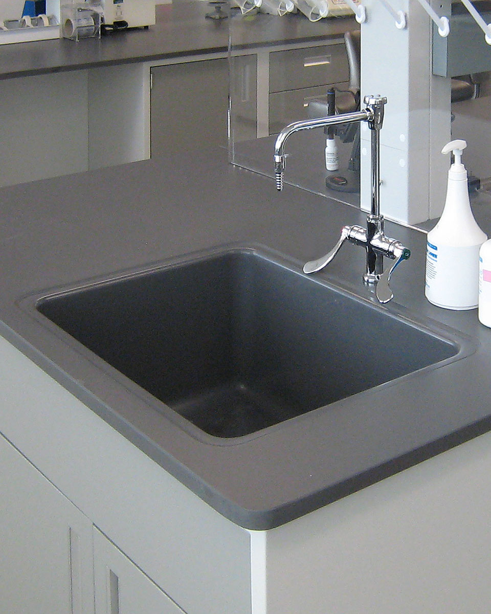 Laboratory Work Tops Sinks In Epoxy Trespa A T Villa